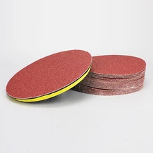 10 шт. полировальные шлифовальные инструменты 100 мм круглая полировка красная наждачная бумага для металлических абразивных инструментов