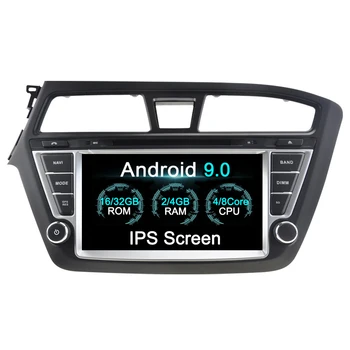 

4+32GB Android 9.0 Car DVD Player FOR HYUNDAI I20 2014 2015 2016 2017 Radio Ibiza GPS map Navigation with Mirroring link RDS