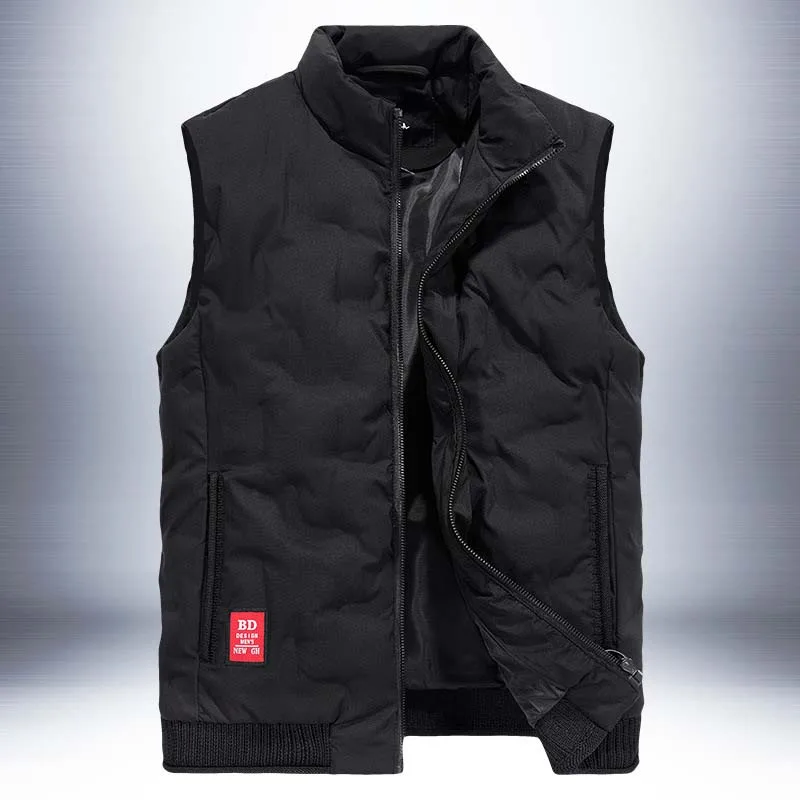 Autumn Winter Fashion Vest Men Casual Jacket Sleeveless Coat Korean Black Waistcoat Wide-Waisted Men Clothes Autumn Winter Fashion Vest Men Casual Jacket Sleeveless Coat Korean Black Waistcoat Wide-Waisted Men Clothes