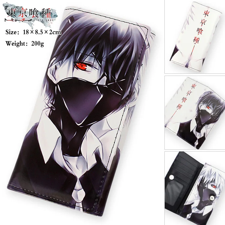 1x Tokyo Ghoul Kaneki Ken Gun Long Zipper Purse Wallet Bag School
