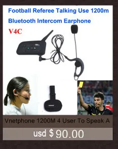3 шт. новейший бренд Vnetphone футбол рефери интерком мотоцикла домофон полный дуплексный Bluetooth рефери-гарнитура