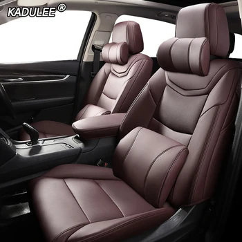 

KADULEE make Custom Leather car seat cover For Leopaard CS6 CS7 CS10 Q6 CT7 CS9 Mattu Lotus Cars L5 L3 Automobiles Seat Covers