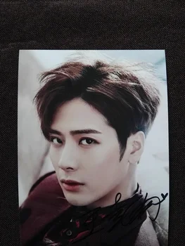 

hand signed Jackson Wang GOT7 autographed photo 5*7 free ship 112018C