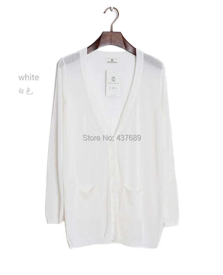 The new flash ice silk cotton long sleeve long thin section is prevented bask in air conditioning with a female knitted cardigan The new flash ice silk cotton long sleeve long thin section is prevented bask in air conditioning with a female knitted cardigan