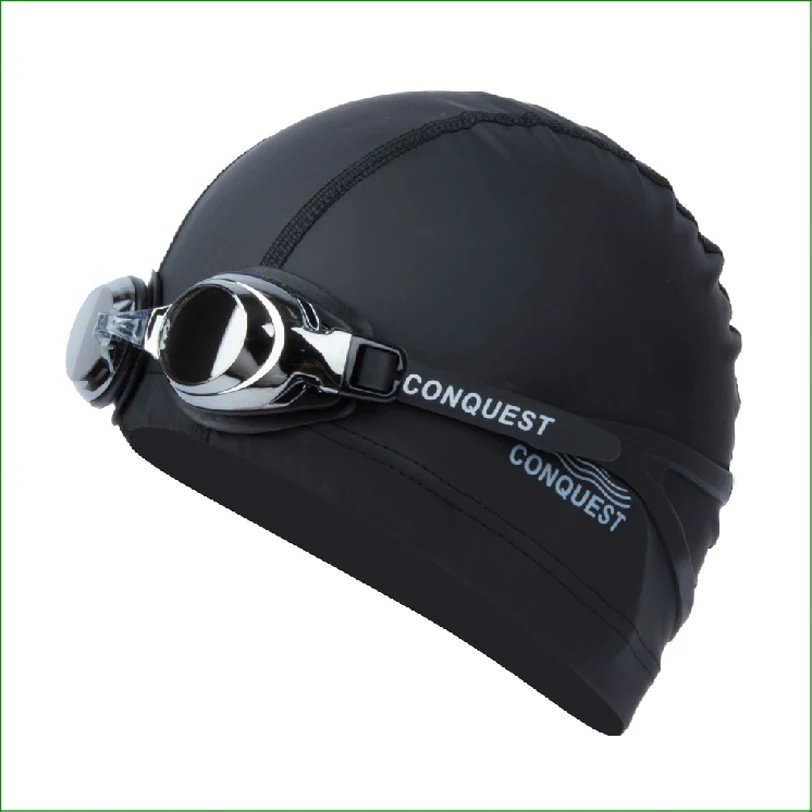 Us 1001 32 Di Scontoshg01 Uno Occhialini Da Nuoto Una Cuffiaset Occhiali Impermeabile E Resistenza Ai Raggi Uv Nuoto Cap Pu In Cuffie Da Nuoto