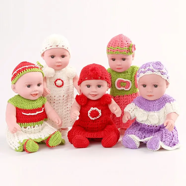 

40CM Reborn Baby Doll Hand sweater Dolls Soft Vinyl Silicone Lifelike Alive Babies Toys For Kids Girls Birthday Chirstmas Gift