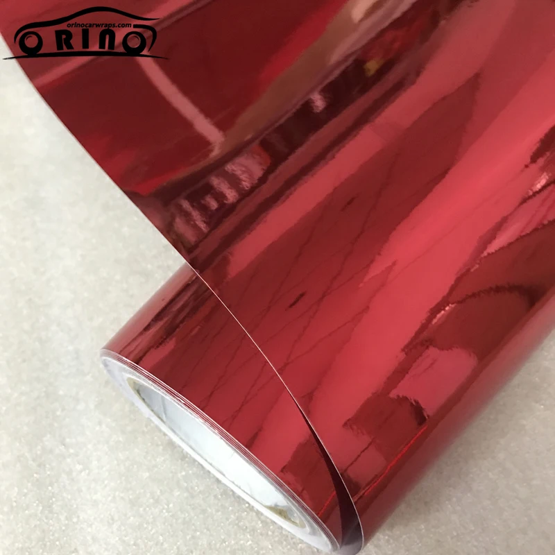 Red Chrome Vinyl Film Sticker-3