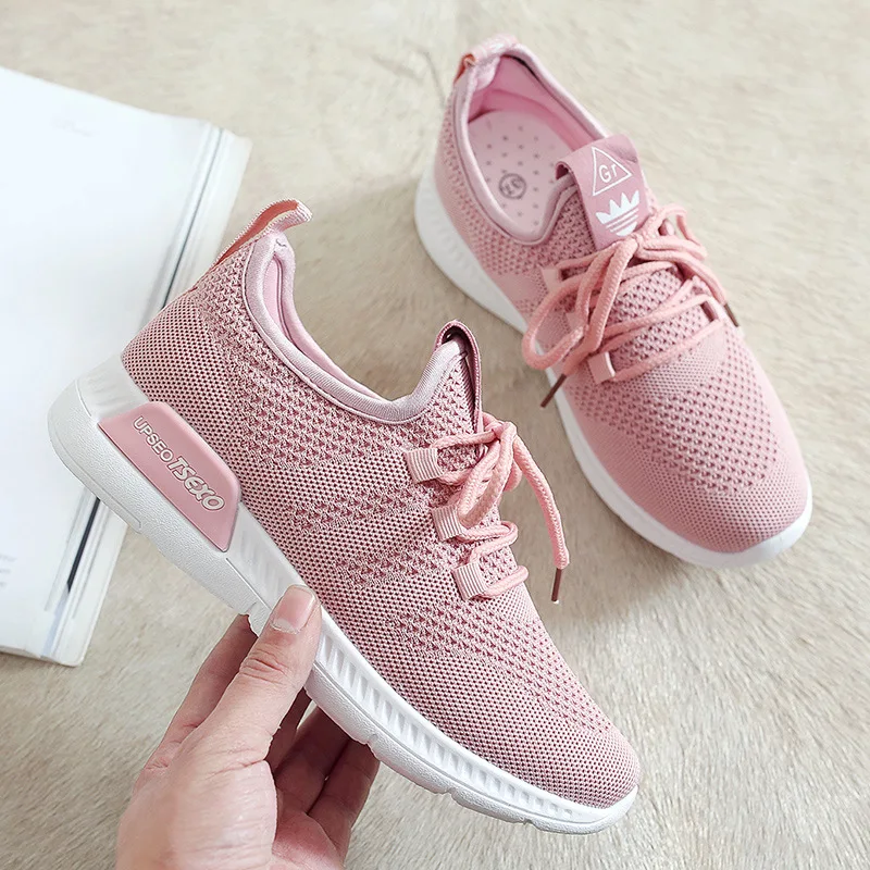New Arrival Breathable Flat Shoes Woman Summer Ladies Casual Shoes Lightweight Pink Soft Sneakers Women Zapatos Mujer New Arrival Breathable Flat Shoes Woman Summer Ladies Casual Shoes Lightweight Pink Soft Sneakers Women Zapatos Mujer
