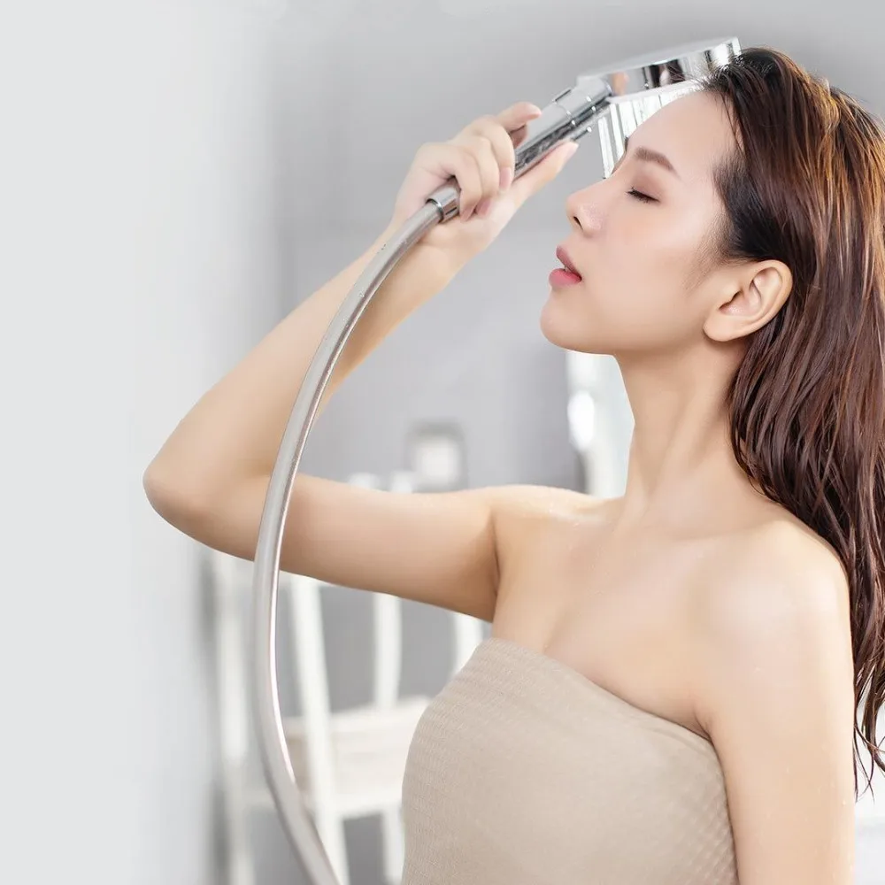 Shower Head Dabai Diiib 3 Modes Handheld Shower Head Set 360 Degree 120mm 53 Water Hole with PVC Matel Powerful Massage Shower