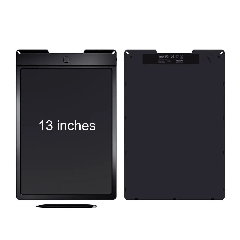 

13 Inches Black ABS LCD Handwriting Computer Peripherals Drawing Boards Graphics Board Electronic Product Graffiti Board