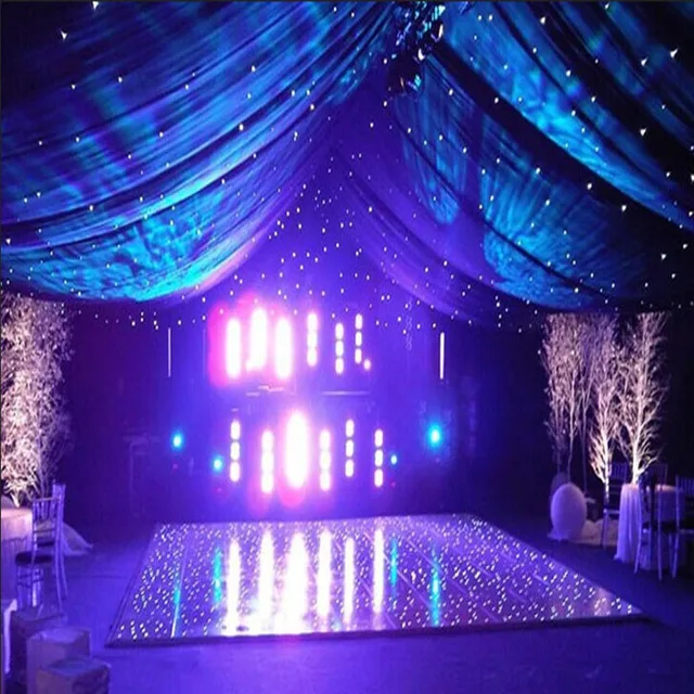 24*18 Feet Twinkling LED Wedding Dance Floor Lights Interactive Led