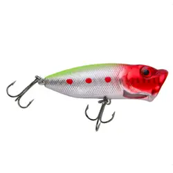 5 шт. 65 мм 13 г Crankbait Minnow Рыбалка приманки Крючки рукоятки приманки попер рыбы приманки Topwater