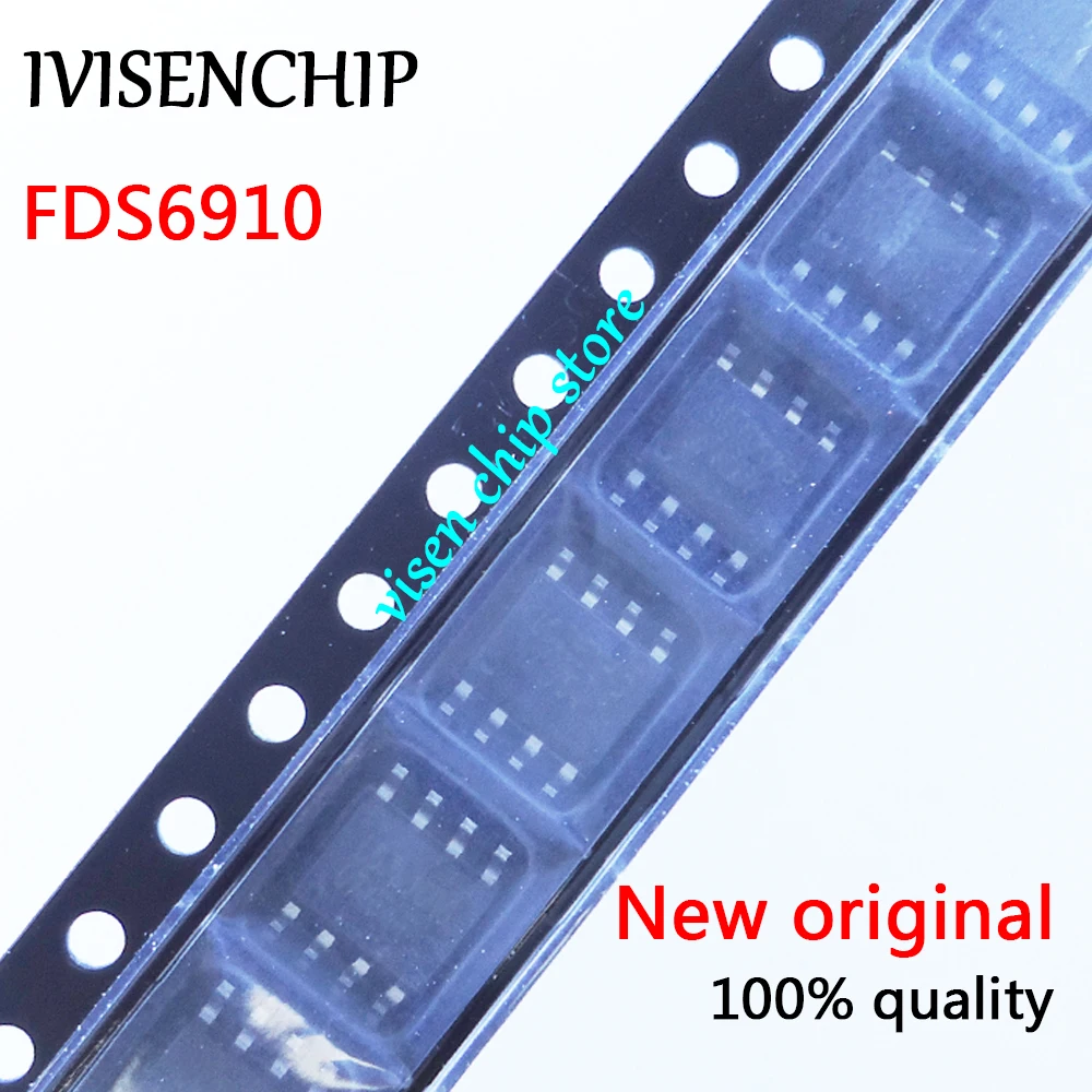 10 шт. FDS6910 6910 MOSFET SOP-8 | Электронные компоненты и принадлежности