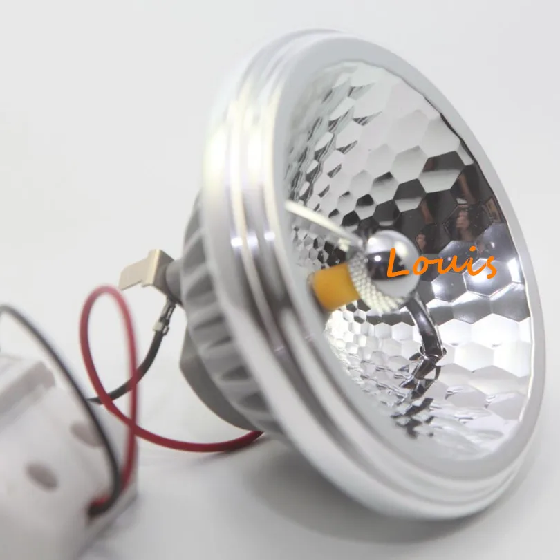Free Shipping 4pcs Cylindrical Shape CREE COB 20W LED Spot Light AR111 G53 Lighting Bulbs Lamps QR111 AC85-265V Warm White | Лампы и