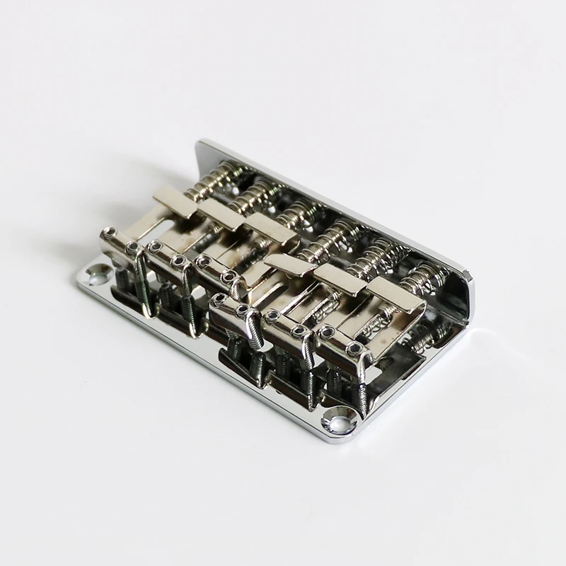 Guitar-Parts-Wholesale-6-String-Steel-Vintage-Saddle-Fixed-Guitar-Bridge (2)