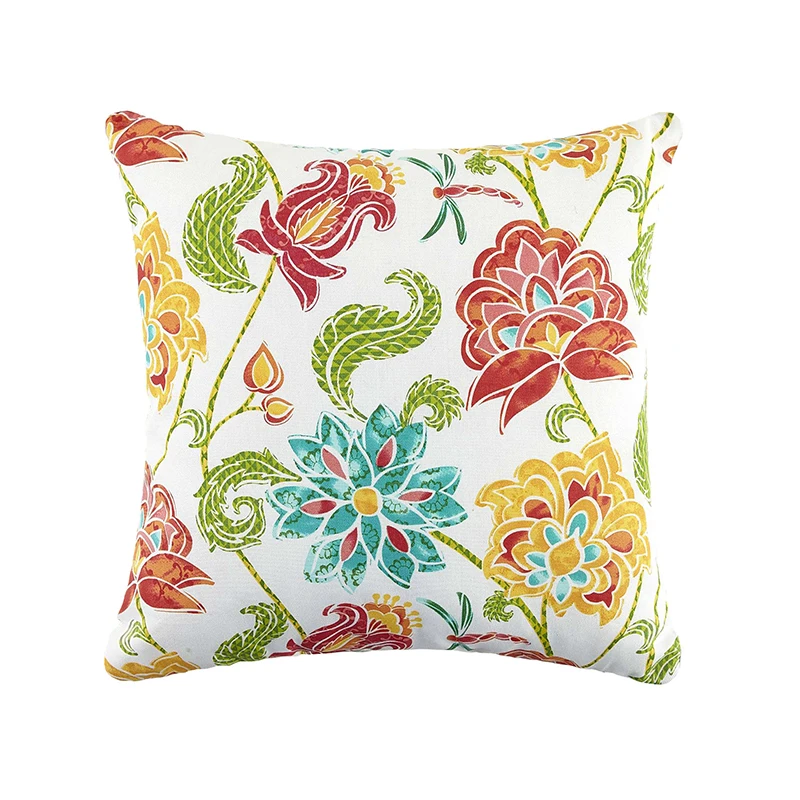 RUBIHOME European Style Plant Flower Leaf Design Decorative Cushion Cover Throw Pillowcase Home Decor Sofa Seat