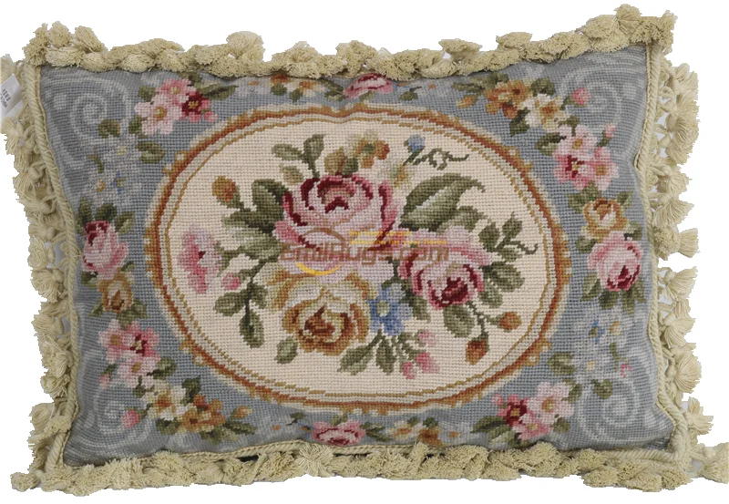 

Antique French needlepiont pillows Home Decor Handmade Hand Crafted Fine Sofa Chair Decor Square Sofa Chair Decor Needlepoint