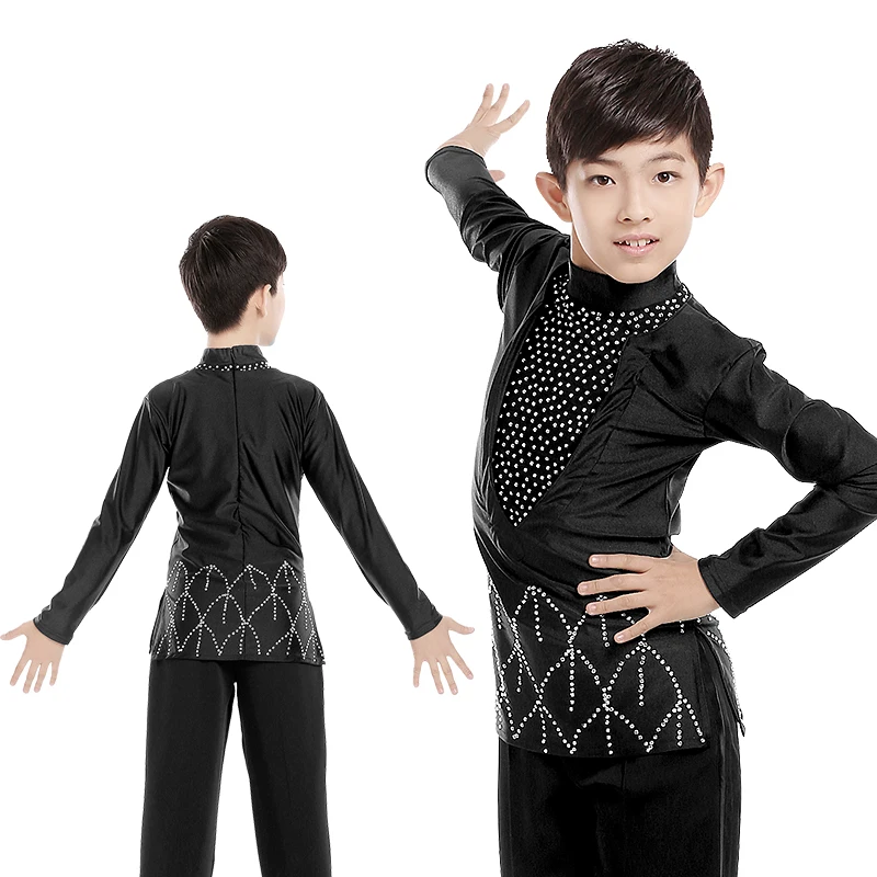 Buy Boys High Neck Latin Competition Dance Costumes