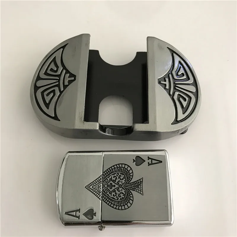 Розничная продажа новинка Spades игральные карты керосиновая зажигалка