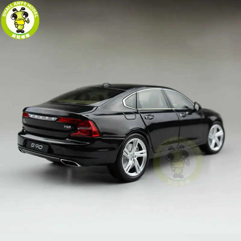 1/18 Volvo S90 T5 литая модель автомобиля игрушки детские подарки для мальчиков девочек коллекция черный цвет