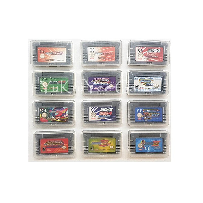 

Mega Man Series Video Game Cartridge Console Card for 32 Bit Handheld Player Console System