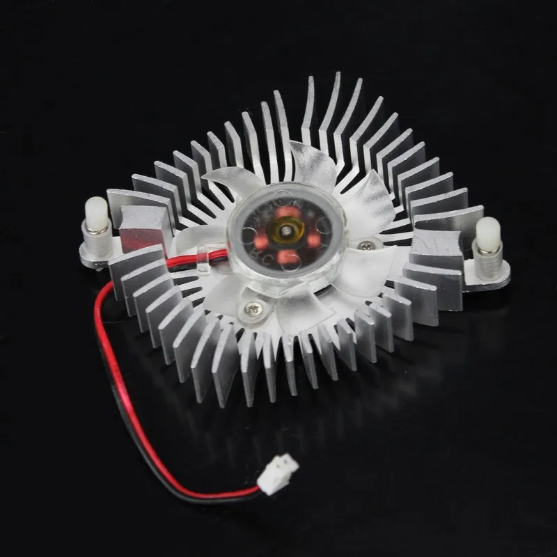 

1PCS Aluminum PC GPU VGA Video Card Heatsink Cooler Cooling Fan Hole to Hole 80mm