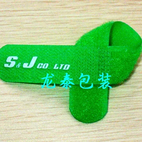 Cinta com Logotipo Gancho e Laço Imprimir o Logotipo de Gerenciamento de Cabo Braçadeira de Cabo de Nylon Lote Hook & Loop Personalizado Tiras Colorido 2cm * 18cm 100 Pçs - 6 cable management strap