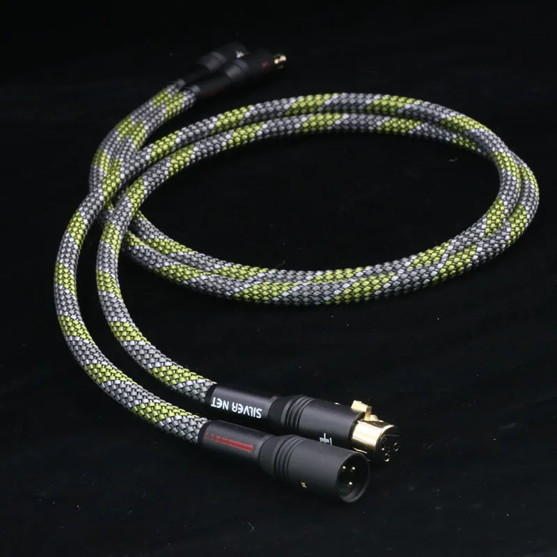 Audiocrast HIFI XLR Balanced Cable Hi end 3 Pin 2 XLR Male to 2 XLR