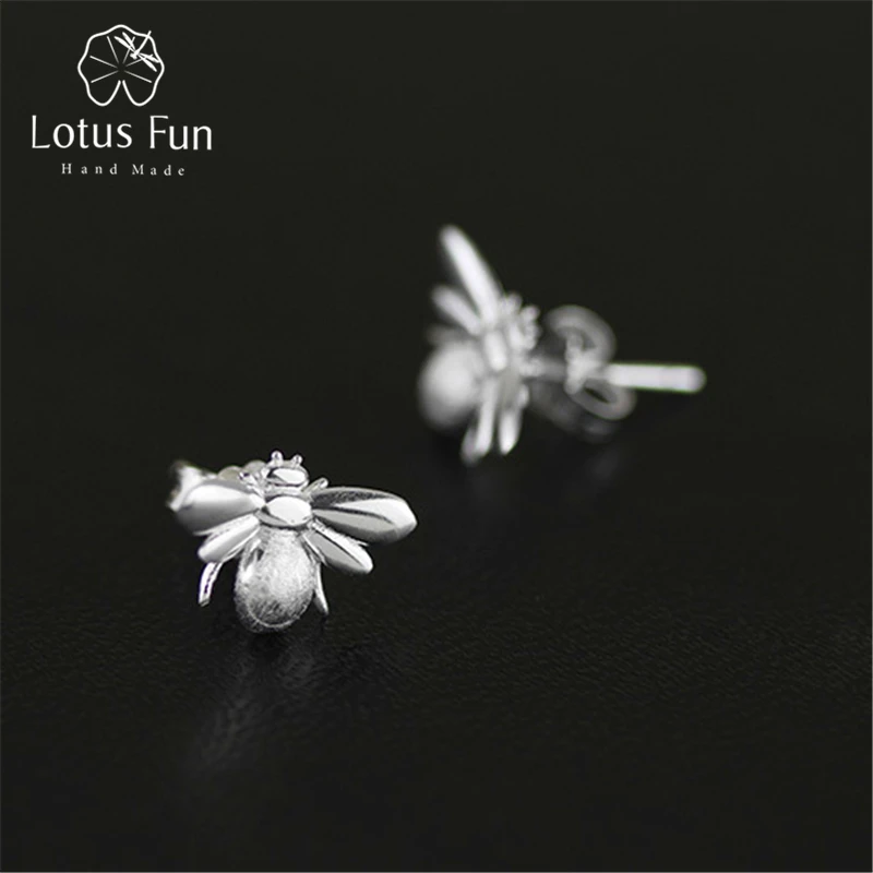 Lotus Fun реальные 925 Серебро Природный оригинальный ручной дизайнер ювелирных