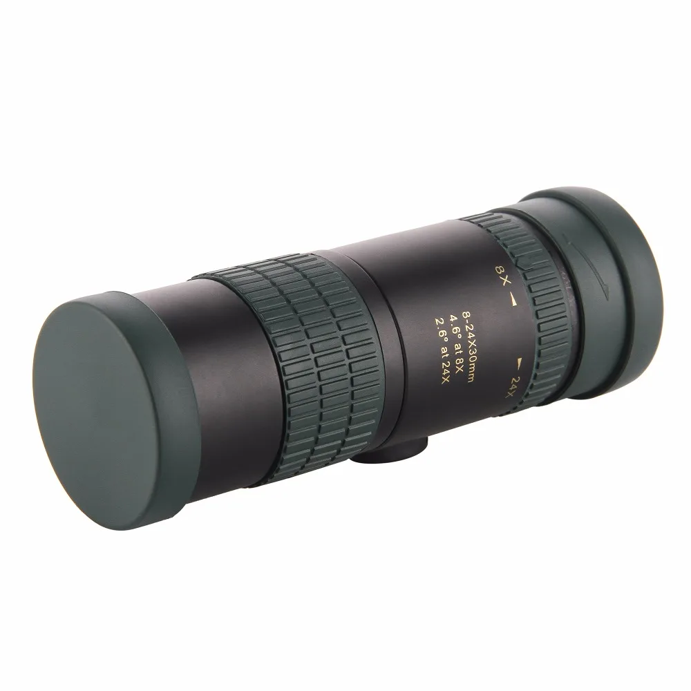 الأصلي مناظير نيكولا 8-24X30 التكبير أحادي دقيقة تلسكوب جيب Binoculo الصيد البصرية بريزم نطاق لا ترايبود جديد