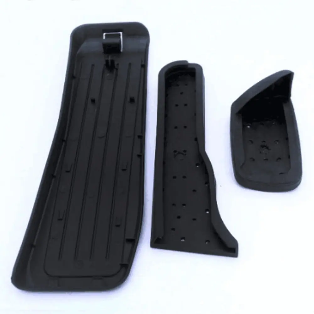 3pcs No Drill Gas Fuel Brake Footrest Foot Pedal Plate Cover For Cadillac ATS ATS-V Sedan / Coupe 2013 2014 2015