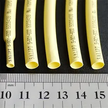 

Yellow-6MM Assortment Ratio 2:1 Polyolefin Heat Shrink Tube Tubing Sleeving,Flame retardant,Soft for Wrap Wire Cable RoHs