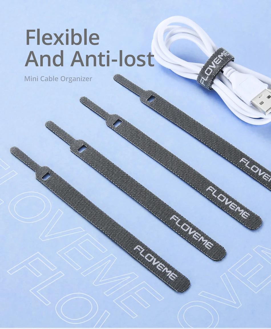 FLOVEME 14 см Кабельный органайзер держатель провода моталки наушников мышь шнур клип Aux USB кабель управление протектор для iPhone