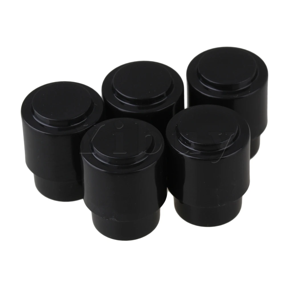 

Yibuy Black Cylinder Pickup Switch Tip Knob for Guitar Pack of 5