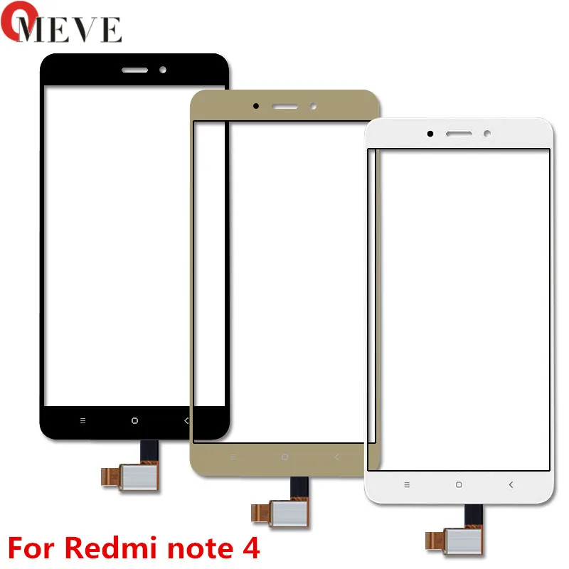 Сенсорный стеклянный мобильный сенсорный экран для Xiaomi Redmi Note 4X/Redmi Note 2 Note 3 Note 5A сенсорный экран стекло дигитайзер панель сенсор