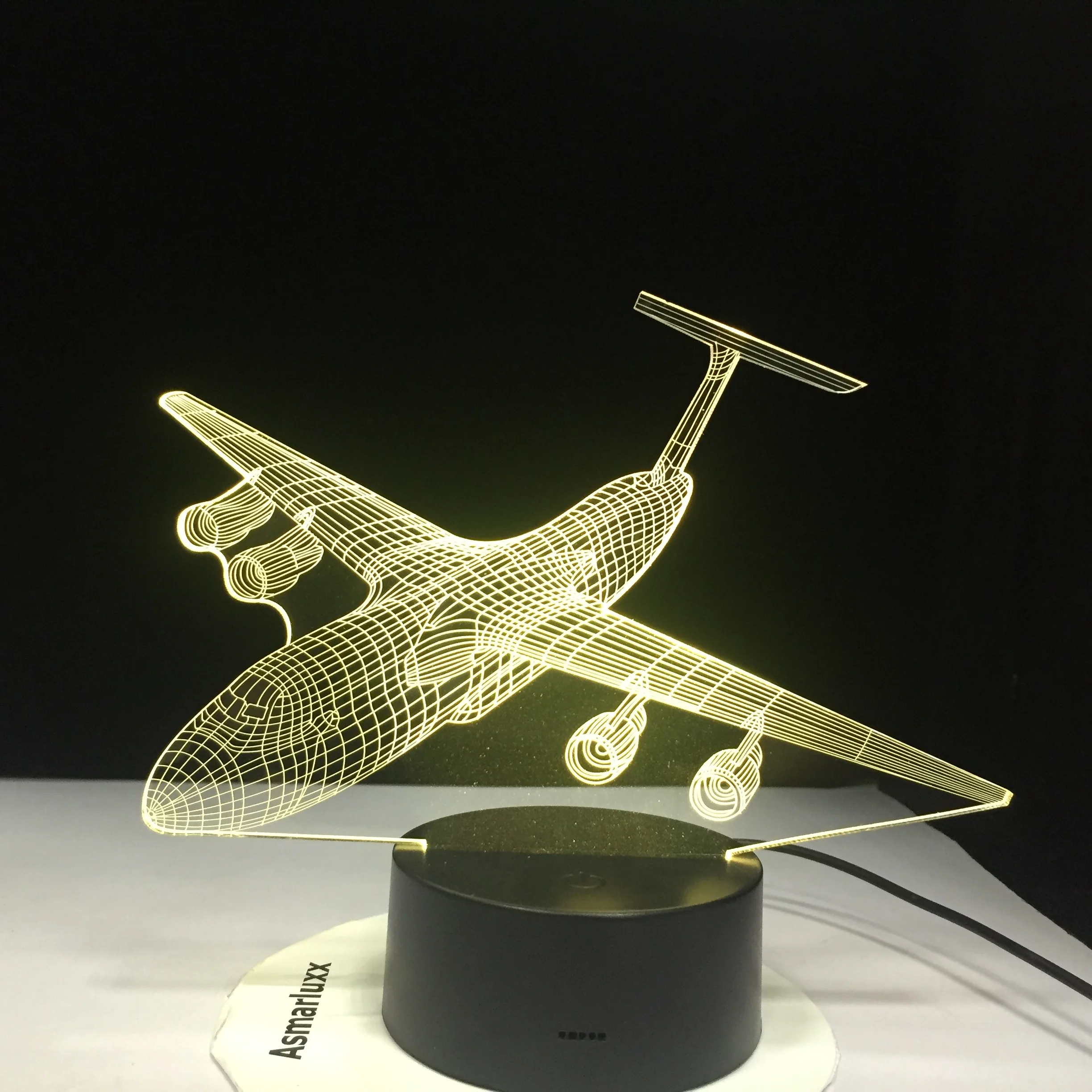 airplane table lamp