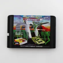 Micro машины Военная 16 бит MD карточная игра для sega Mega Drive для Genesis