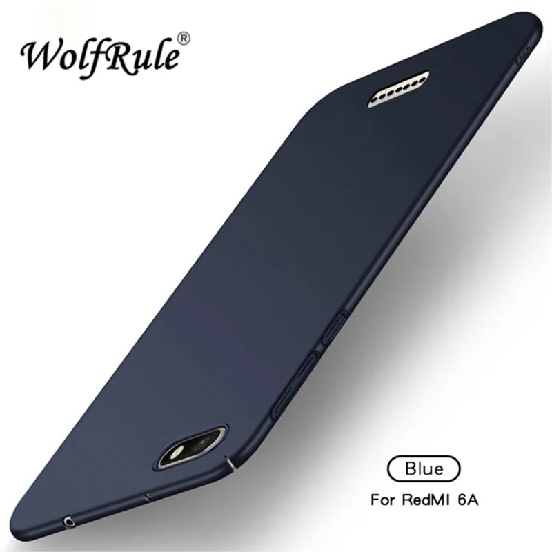 

WolfRule Phone Case Xiaomi Redmi 6A Cover Ultra-thin Back Protection Plastic Back Case For Xiaomi Redmi 6A Case Xiomi Redmi 6A