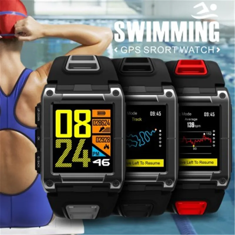 

Swimming smart bracelet GPS positioning support swimming record sports record altitude change speed multi-function health watch