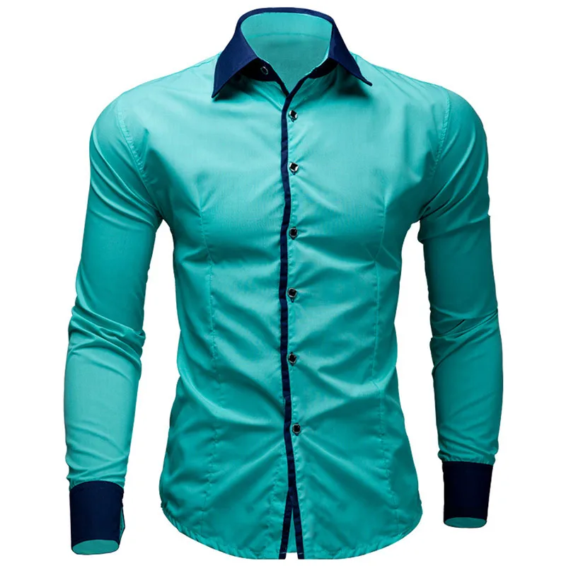 Neue мужские Рубашки повседневные рубашки Гавайский стиль Dunne Lange Kleid Camisa Masculina M-XXL |