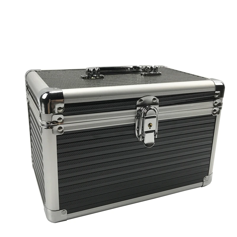 

Fashion Suitcase Aluminum Cosmetic Bag Case For Cosmetics High Quality Large Capacity Makeup Bag Organizer Storage Suitcases