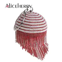 Новое поступление, Женская вечерняя сумка, круглый жемчуг, бриллианты, вечерние Свадебные клатч, высокое качество, брендовые кисточки, сумка на плечо, красная