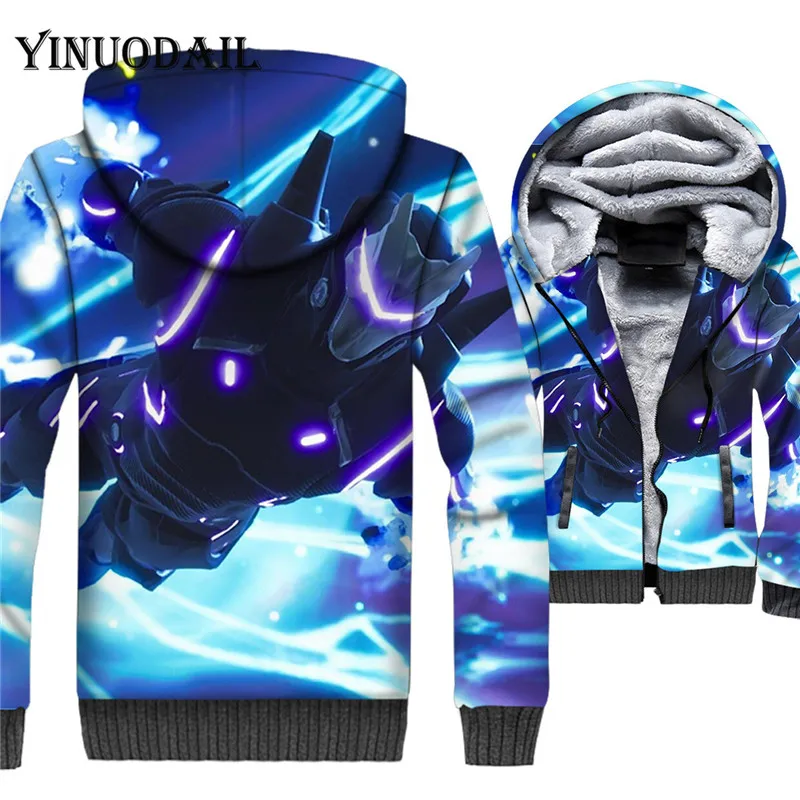 Battle Royal Hero Sweatshirt Zipper Hoodies Cosplay Costume Gaming Battle Night Unisex Winter Casual Hoodie  for Child