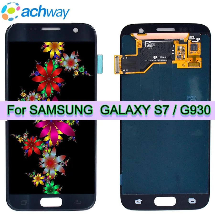 

5.1For SAMSUNG GALAXY S7 G930 LCD G930A G930F SM-G930F Display Touch Screen Digitizer Assembly Replacement For display galaxy s7