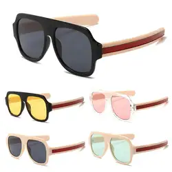 Круглые Солнцезащитные очки в стиле ретро Винтаж Flat Top Толстая рамка UV400 модные Брендовая Дизайнерская обувь красочные удобные унисекс Для