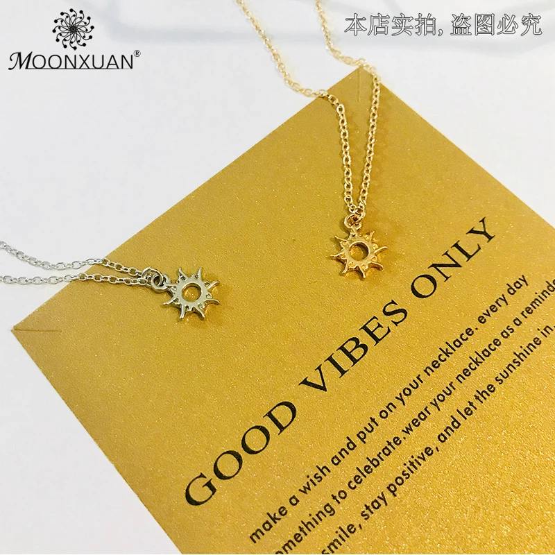 Dogeared Sun Kalung Sliver Laporan 