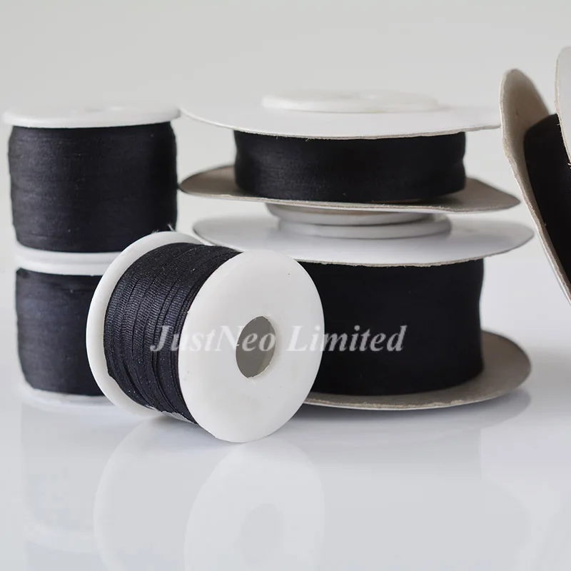 100% Pure Silk Ribbon for Embroidery Sewing Handcrafts Art Gift Wrap Double  Faced Thin Taffeta