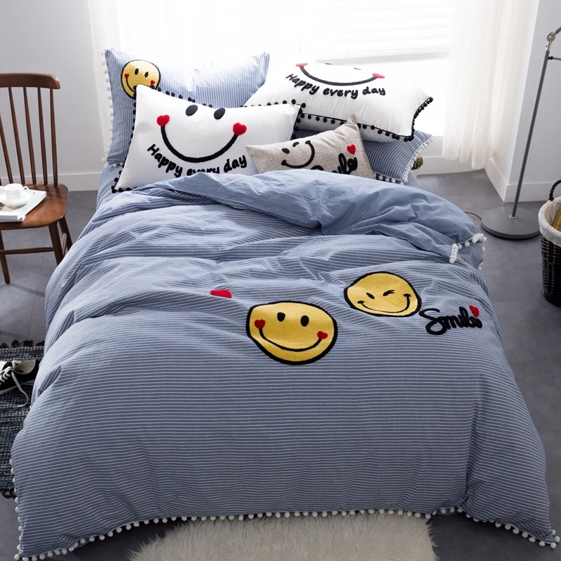 Online kaufen groÃhandel smiley bettwäsche aus china smiley ...