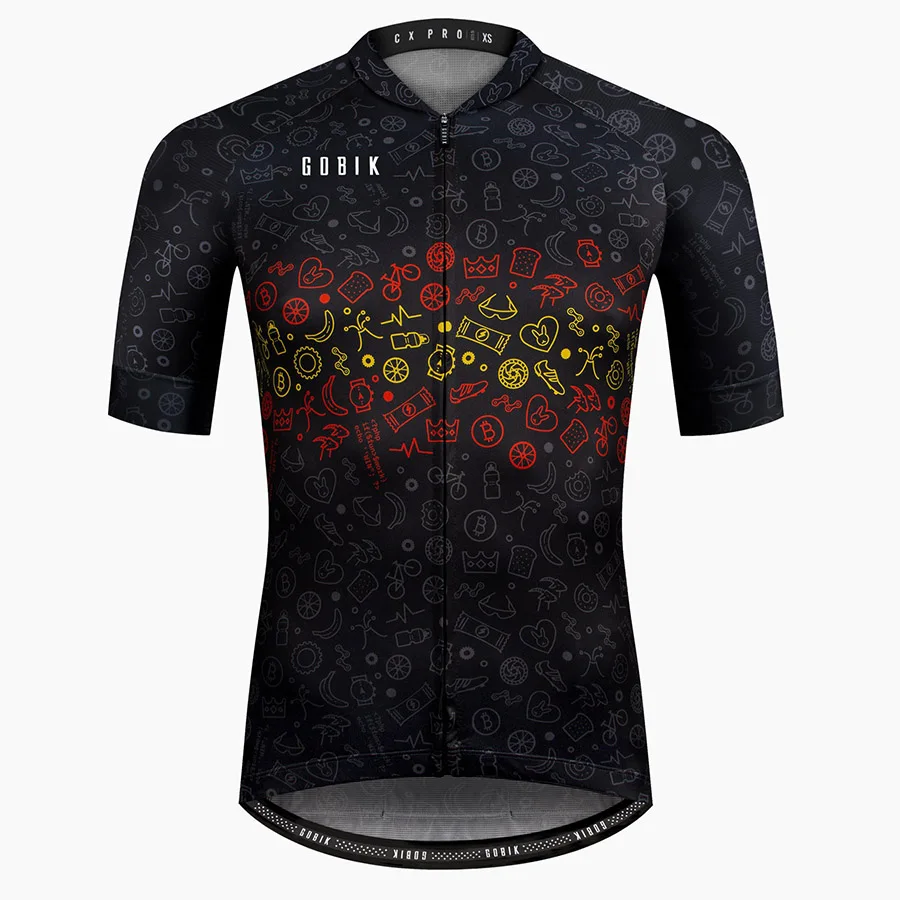 

2019 black cycling jersey gobike men's summer clothing set bike pro team ropa de ciclismo racefiets kleding uniforme mtb hombre