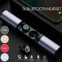 Водостойкие стерео мини-вкладыши беспроводной спортивные bluetooth-наушники USB с зарядным устройством дисплей питания высокое качество чувствительности